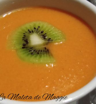 Gazpacho de kiwi con tomate