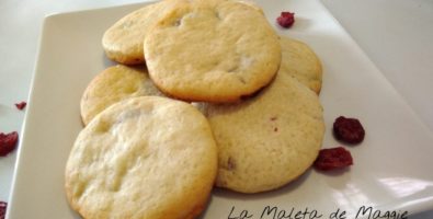 Galletas de nata y arandanos