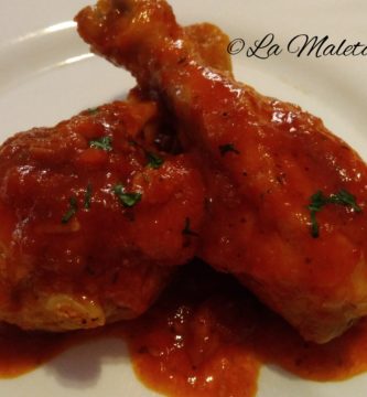 Pollo al vino moscatel