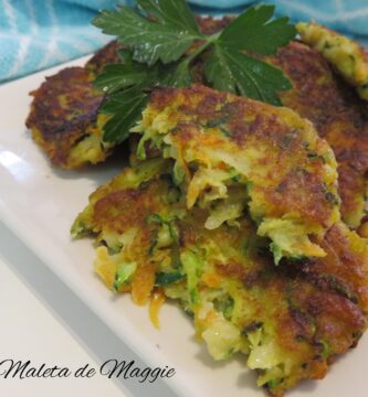 Tortitas de calabacín y zanahoria