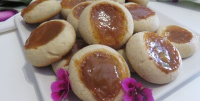 Pepas de dulce de leche