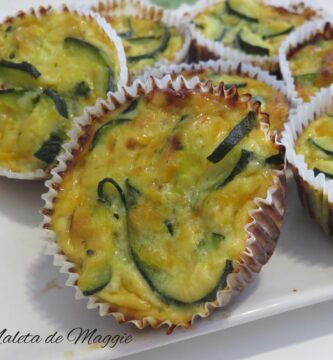 muffins de calabacín y queso