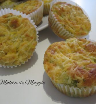 Muffins salados con brócoli