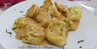 Tortellini en salsa cremosa