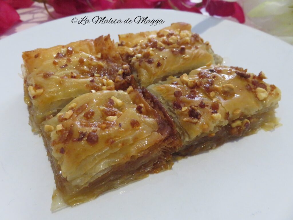 baklava de cacahuete