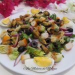 ensalada de mejillones y surimi