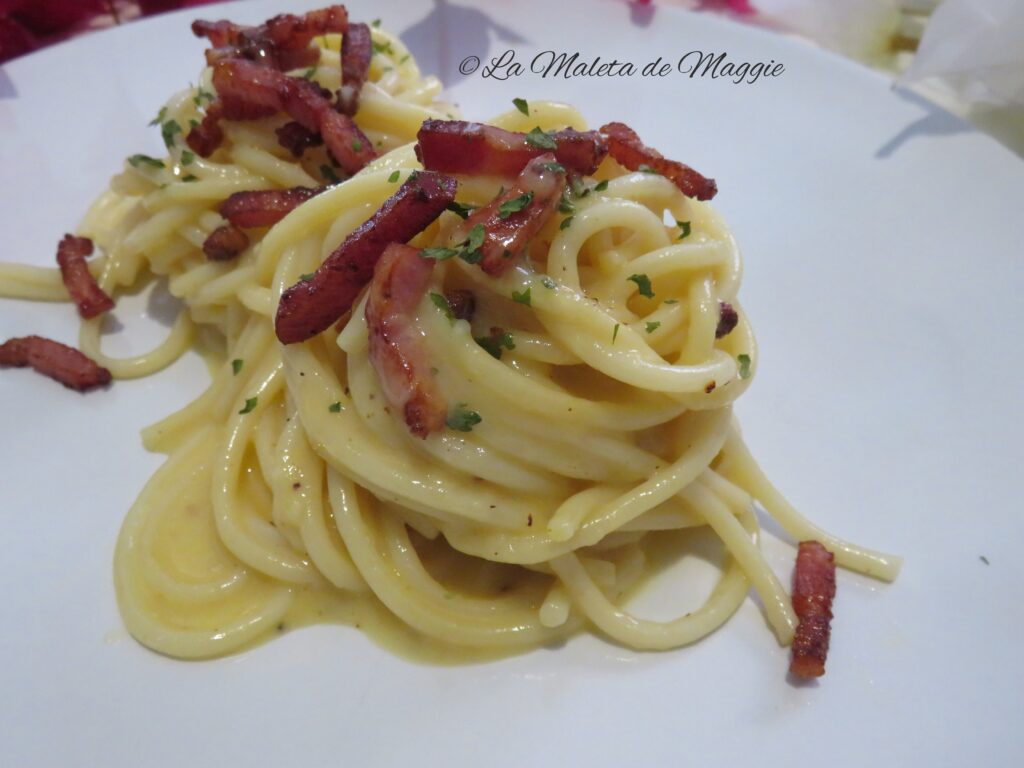 Espaguetis carbonara