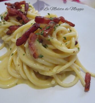 Espaguetis carbonara