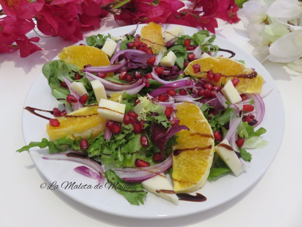 Ensalada de naranja y granada