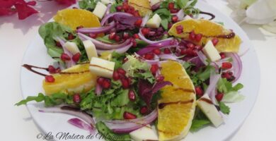 Ensalada de naranja y granada