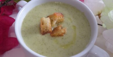 crema de brócoli