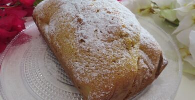 plum cake de naranja y chocolate