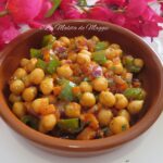 salteado de garbanzos con verduras