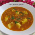 Sopa de lentejas al curry