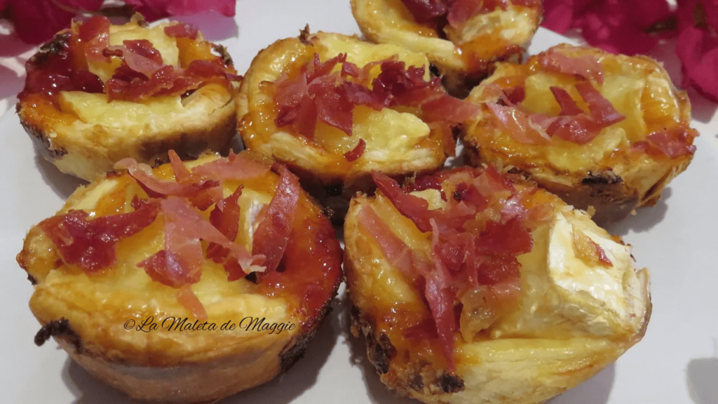 Tartaletas de mermelada y queso